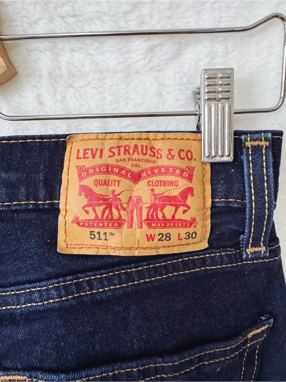 Levi's 511 Dark Wash Blue Men's Jeans